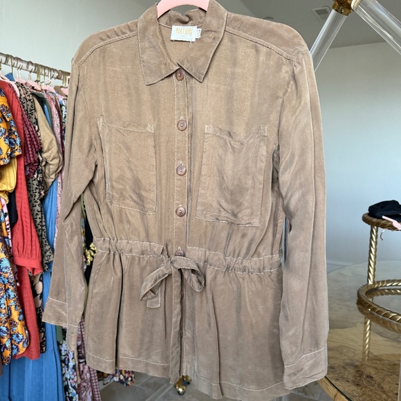 Coda Belted Safari Shirt - Picture 1 of 3